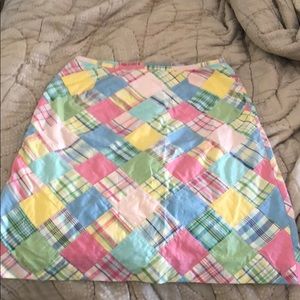 Brooks Bros. Madras Skirt